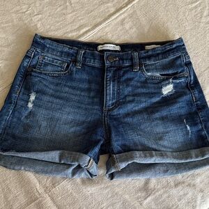 Banana Republic Women's Dark Wash Jean Shorts
